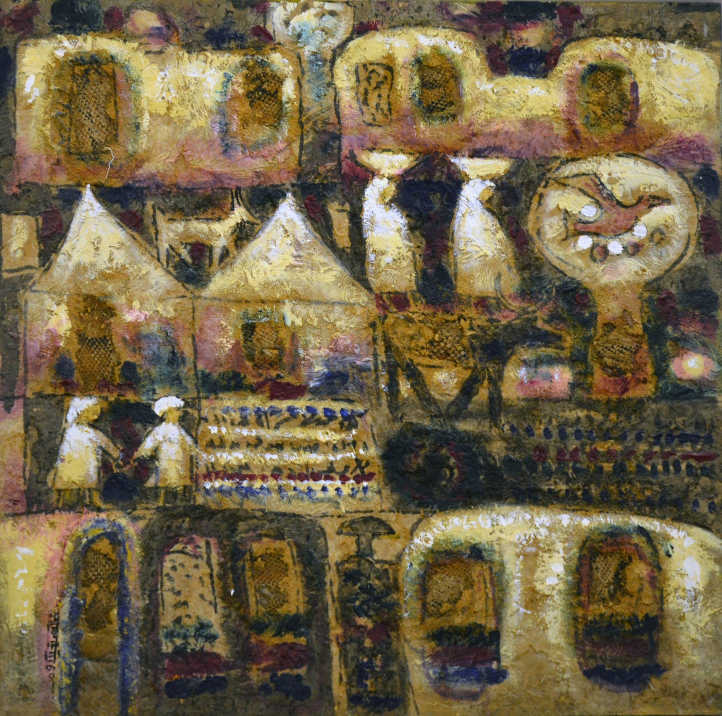 Abdulqader Bakhit Sudan - Untitled 29 original artwork available at marsoum art collective