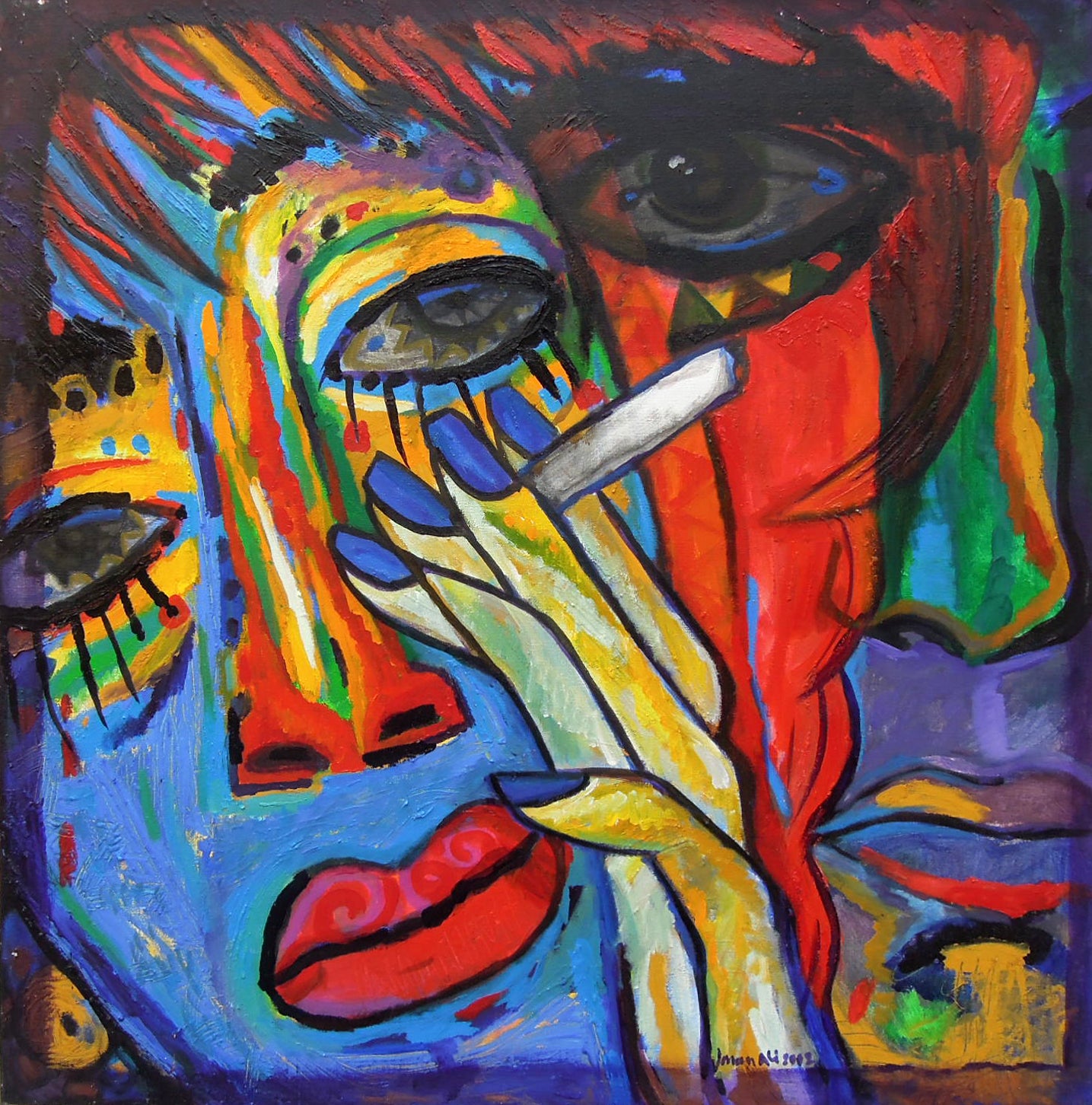 Eman Ali Khaled Iraq - Untitled 4 original artwork available at marsoum art collective