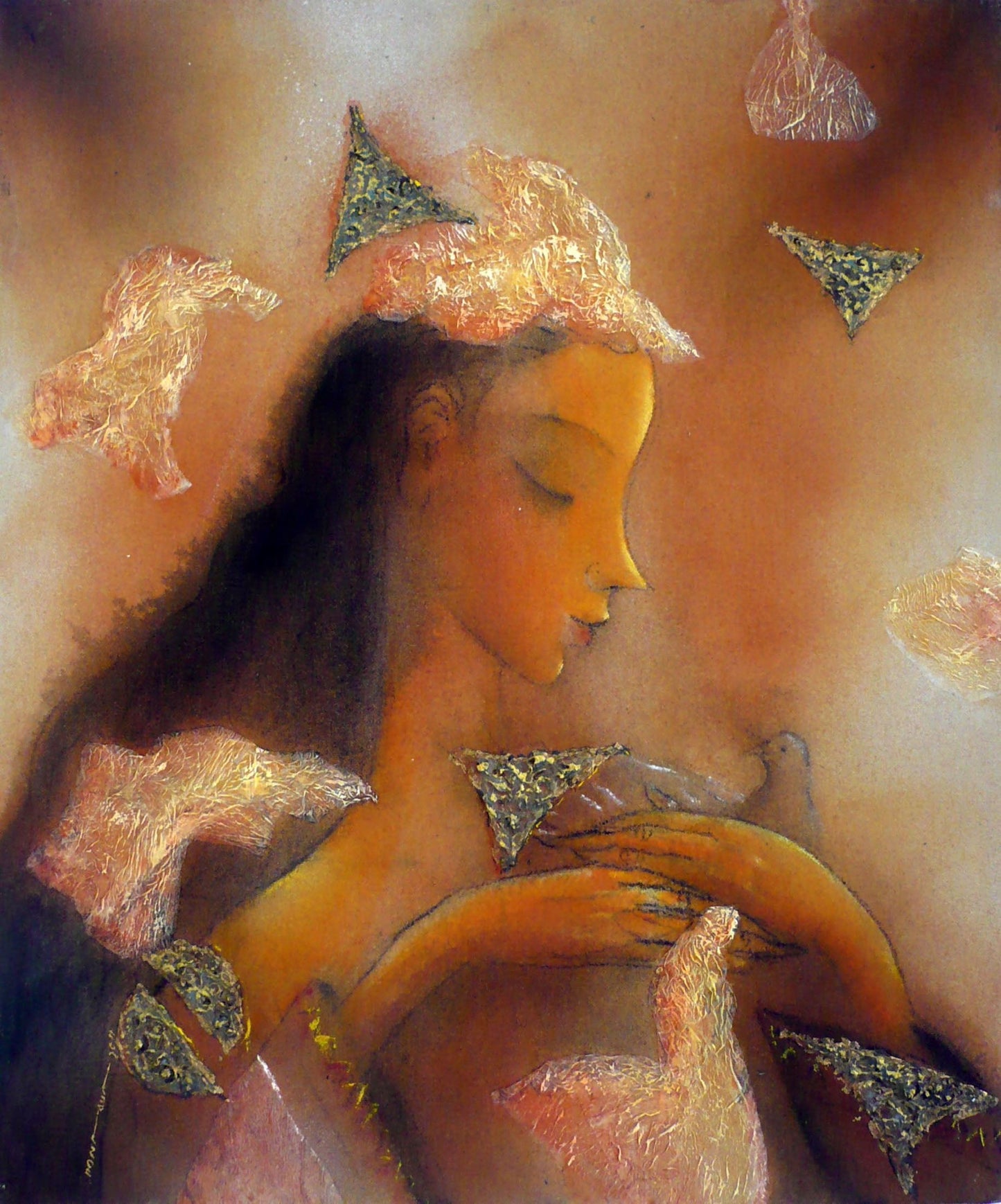 Hammoud Chantout Syria/France - الاميره الحالمه original artwork available at marsoum art collective