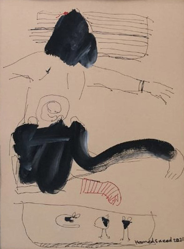 Hamed Saeed Iraq - Untitled 5 original artwork available at marsoum art collective