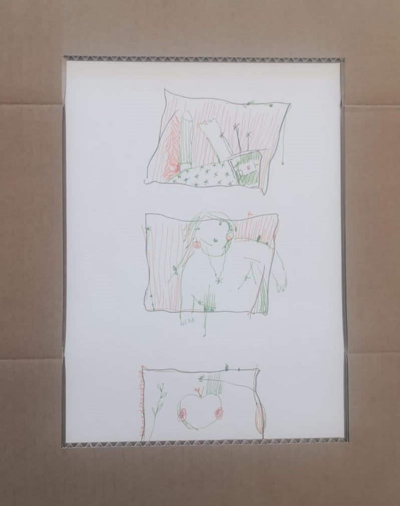 Hamed Saeed Iraq - Untitled 19 original artwork available at marsoum art collective