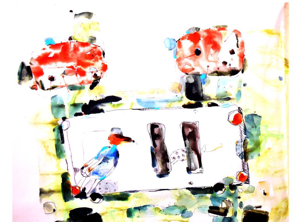 Hamed Saeed Iraq - Untitled 39 original artwork available at marsoum art collective