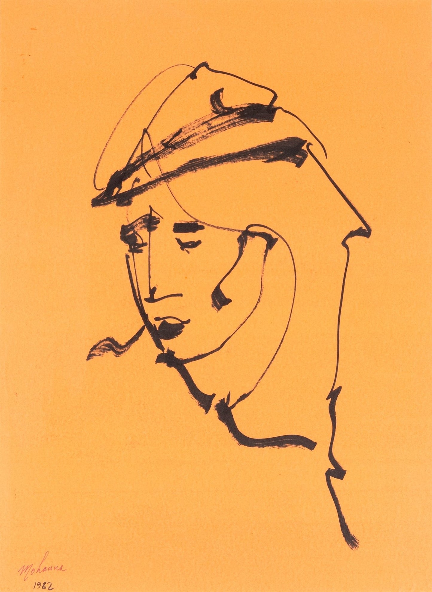 Muhanna Durra Jordan ∙ Untitled 7 c. 1980 original artwork available at marsoum art collective