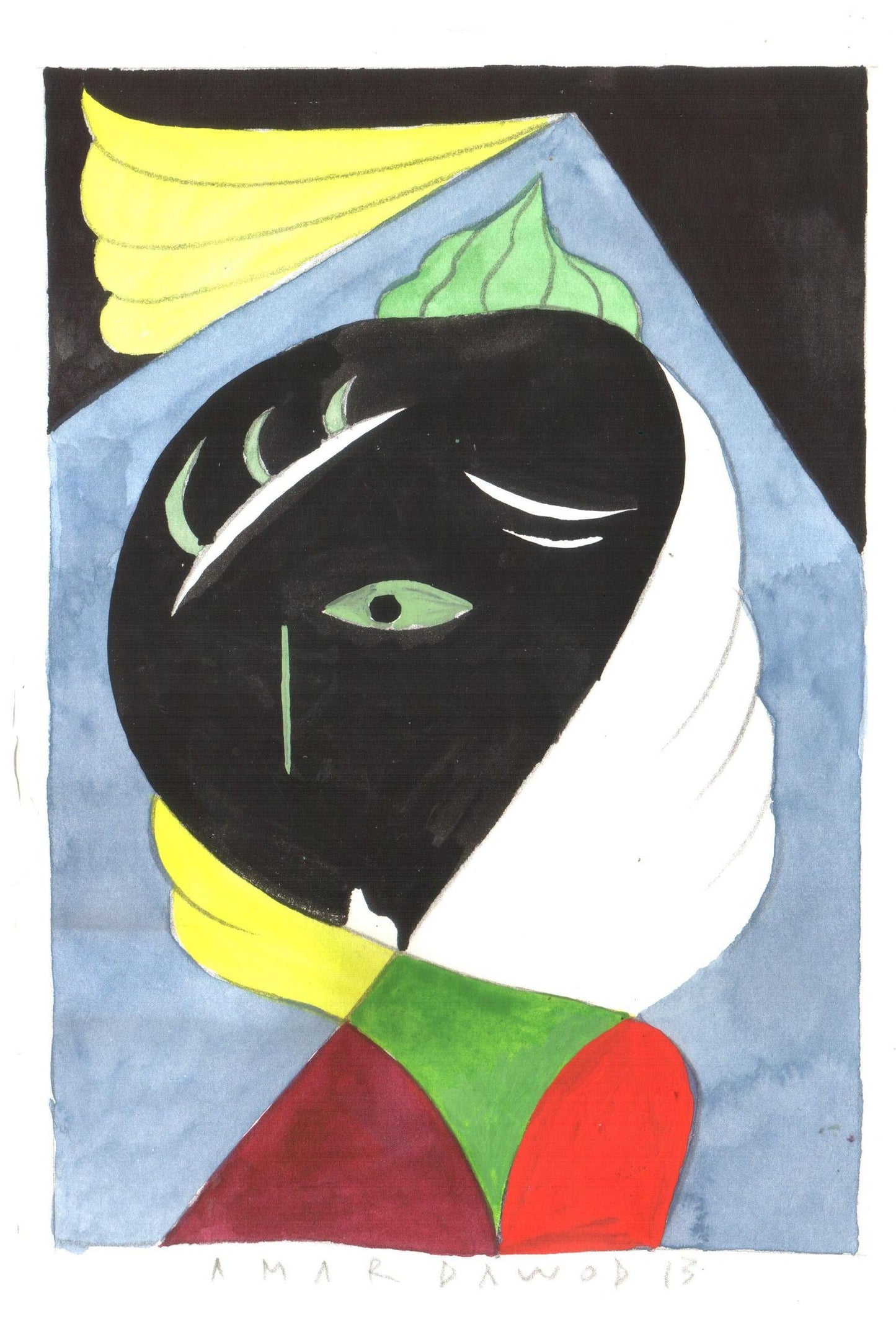 Amar Dawod Iraq/Sweden - Untitled 63 original artwork available at marsoum art collective