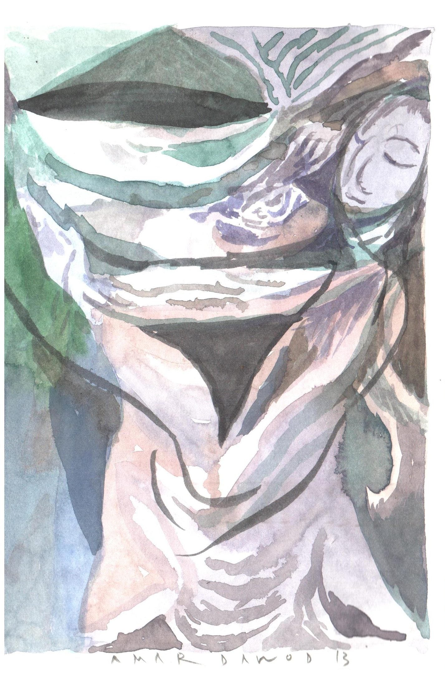 Amar Dawod Iraq/Sweden - Untitled 68 original artwork available at marsoum art collective