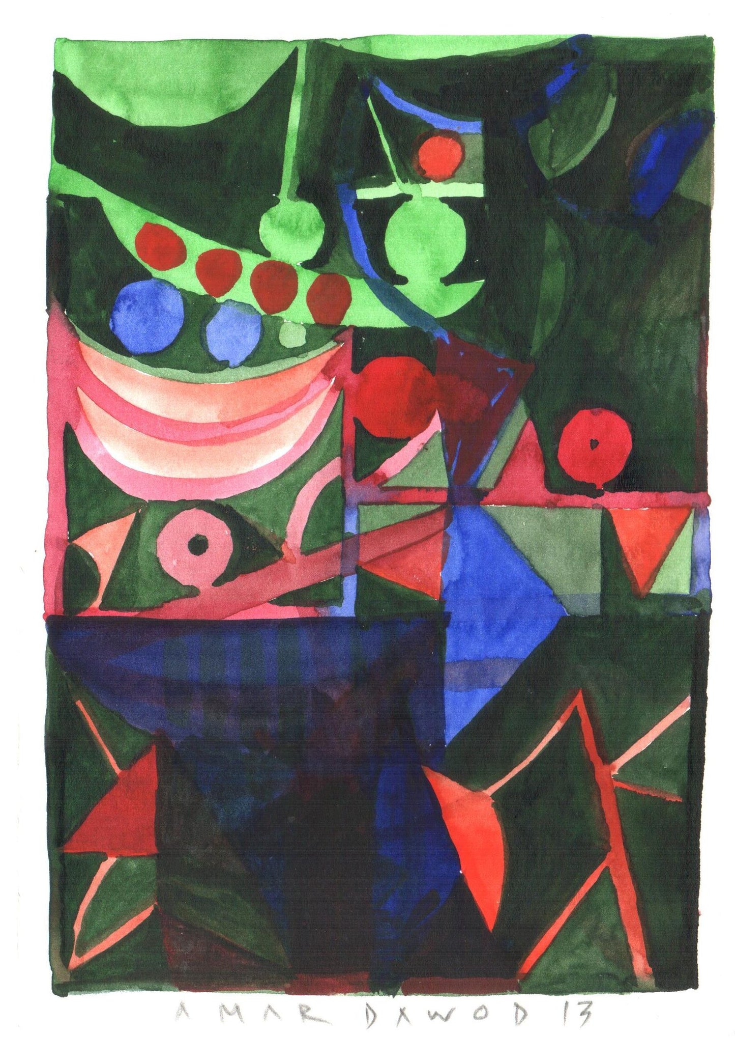 Amar Dawod Iraq/Sweden - Untitled 64 original artwork available at marsoum art collective