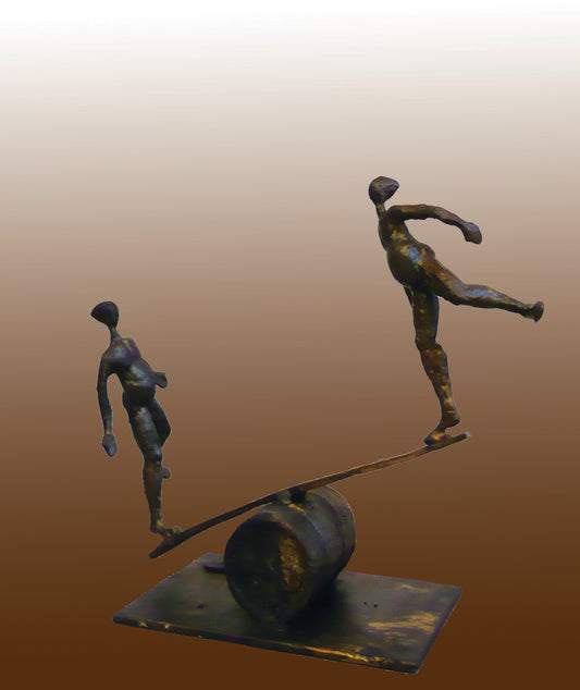 Ayad Al-Qaraghulli Iraq - Balance original artwork available at marsoum art collective