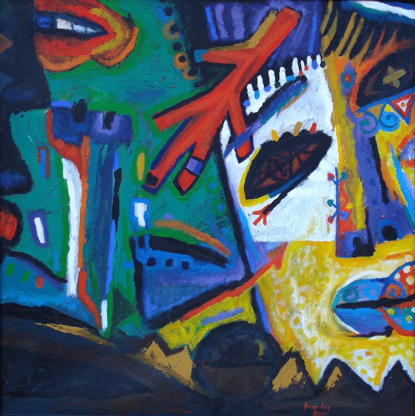 Eman Ali Khaled Iraq - Untitled 5 original artwork available at marsoum art collective