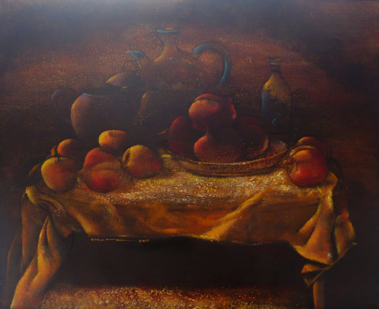 Hammoud Chantout Syria/France - 1 طبيعه صامته original artwork available at marsoum art collective