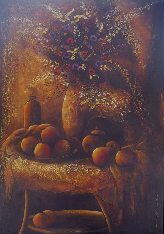 Hammoud Chantout Syria/France - 5 طبيعه صامته original artwork available at marsoum art collective