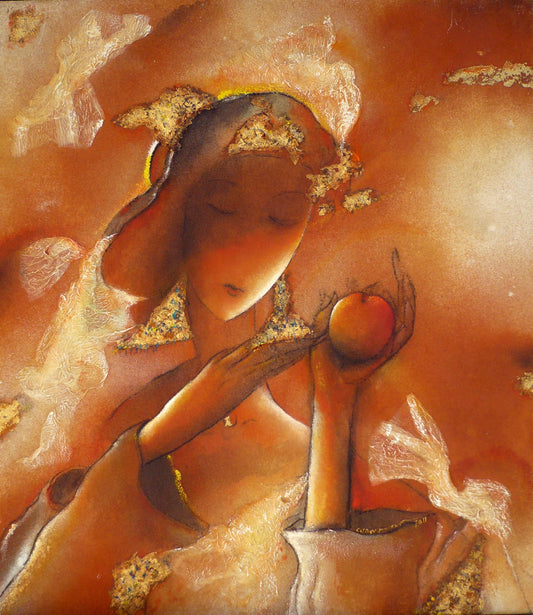 Hammoud Chantout Syria/France - تفاحه ادم original artwork available at marsoum art collective