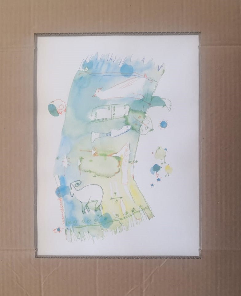 Hamed Saeed Iraq - Untitled 18 original artwork available at marsoum art collective