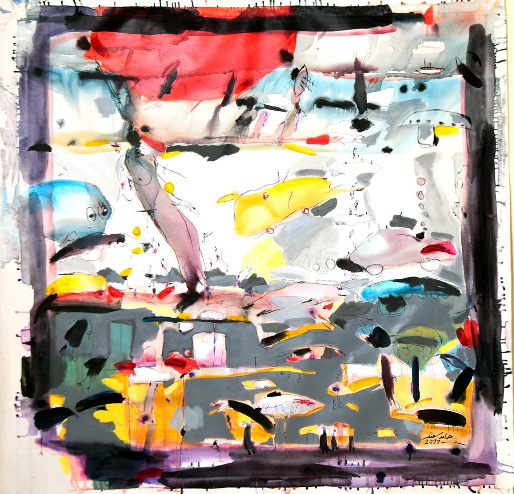 Hamed Saeed Iraq - Untitled 37 original artwork available at marsoum art collective