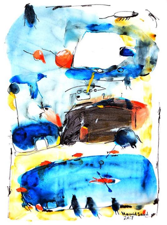 Hamed Saeed Iraq - Untitled 34 original artwork available at marsoum art collective