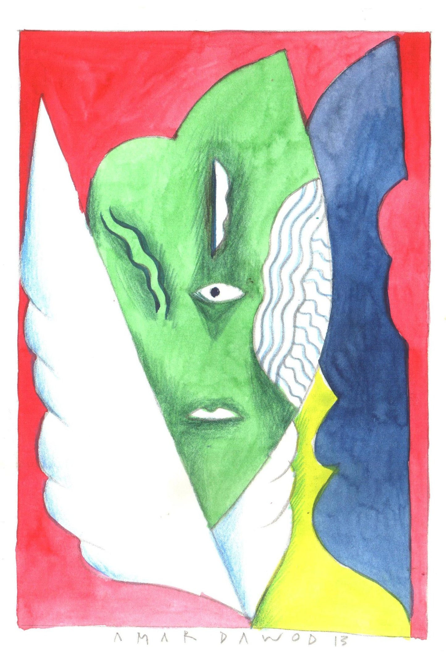 Amar Dawod Iraq/Sweden - Untitled 67 original artwork available at marsoum art collective