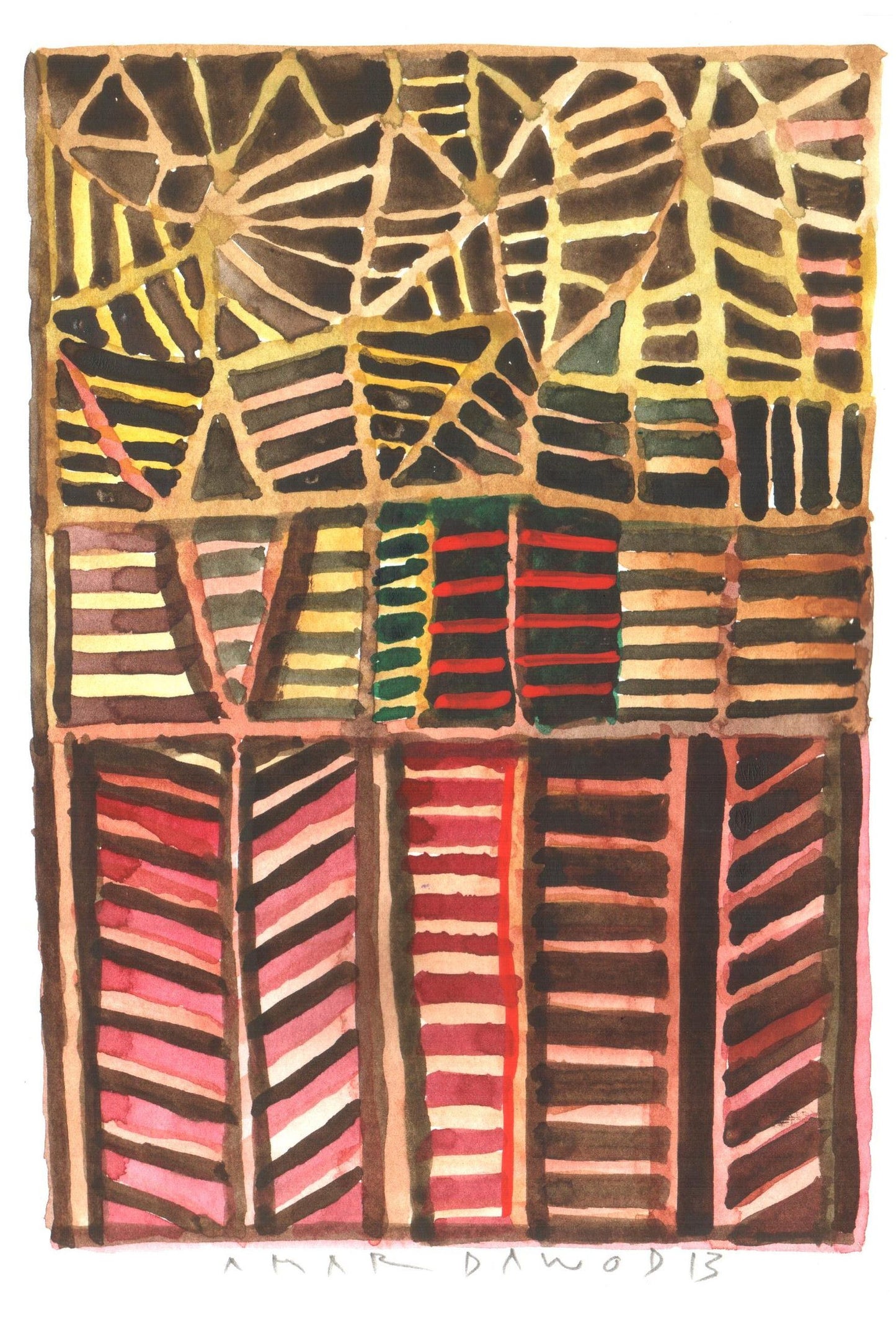 Amar Dawod Iraq/Sweden - Untitled 73 original artwork available at marsoum art collective