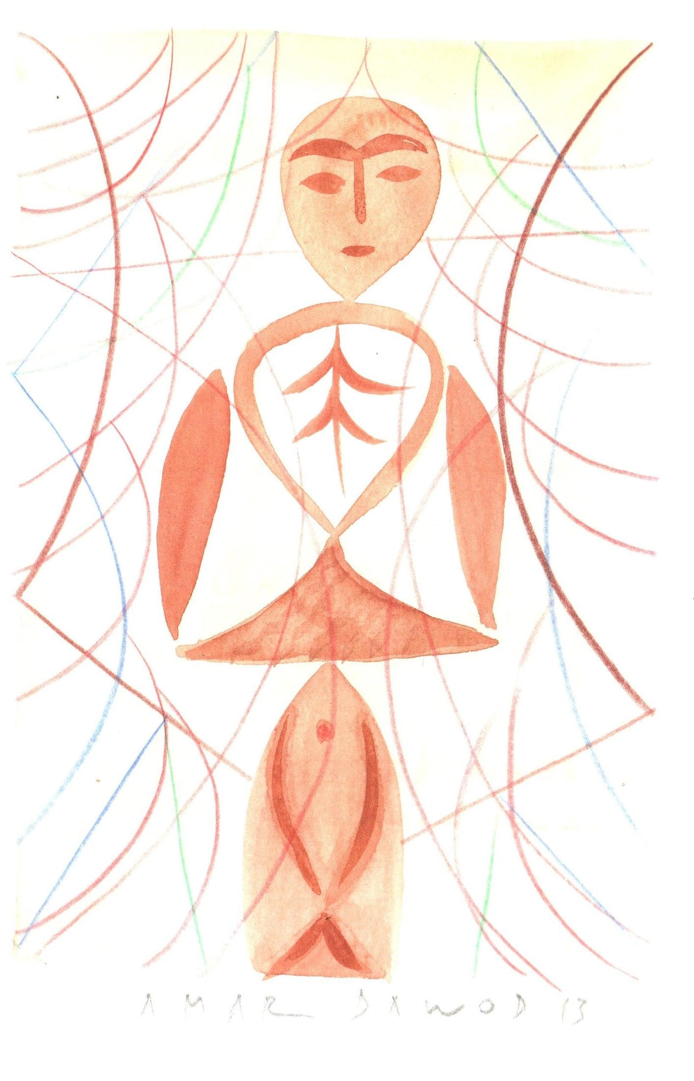 Amar Dawod Iraq/Sweden - Untitled 65 original artwork available at marsoum art collective